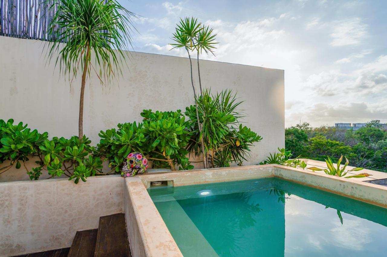 Jungle Luxury In Private Residential Area & Stunning Rooftop By Stella Rentals Tulum Exterior photo