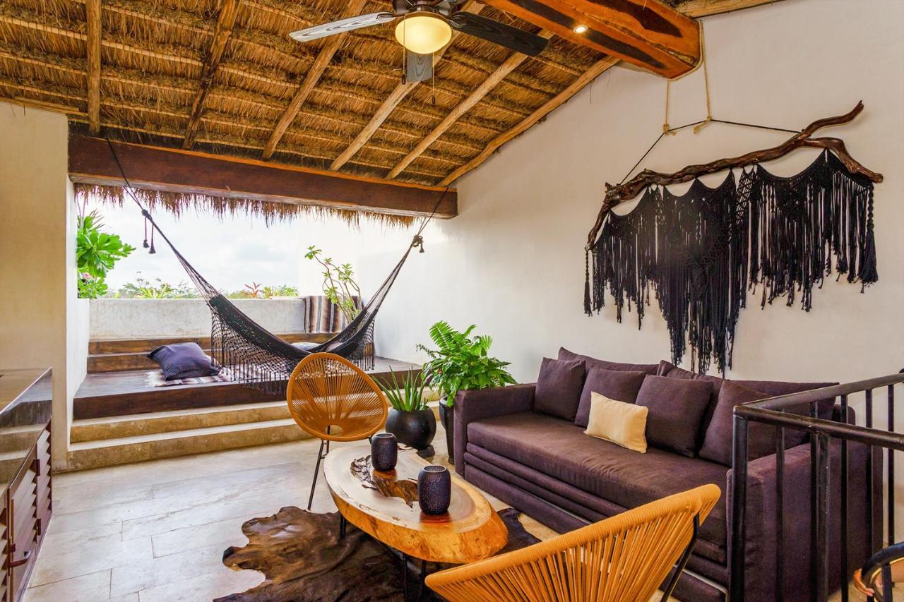 Jungle Luxury In Private Residential Area & Stunning Rooftop By Stella Rentals Tulum Exterior photo